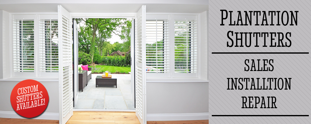 Modern Blinds Drapes And Plantation Shutters Window